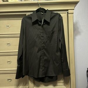 Express- black button down- size L